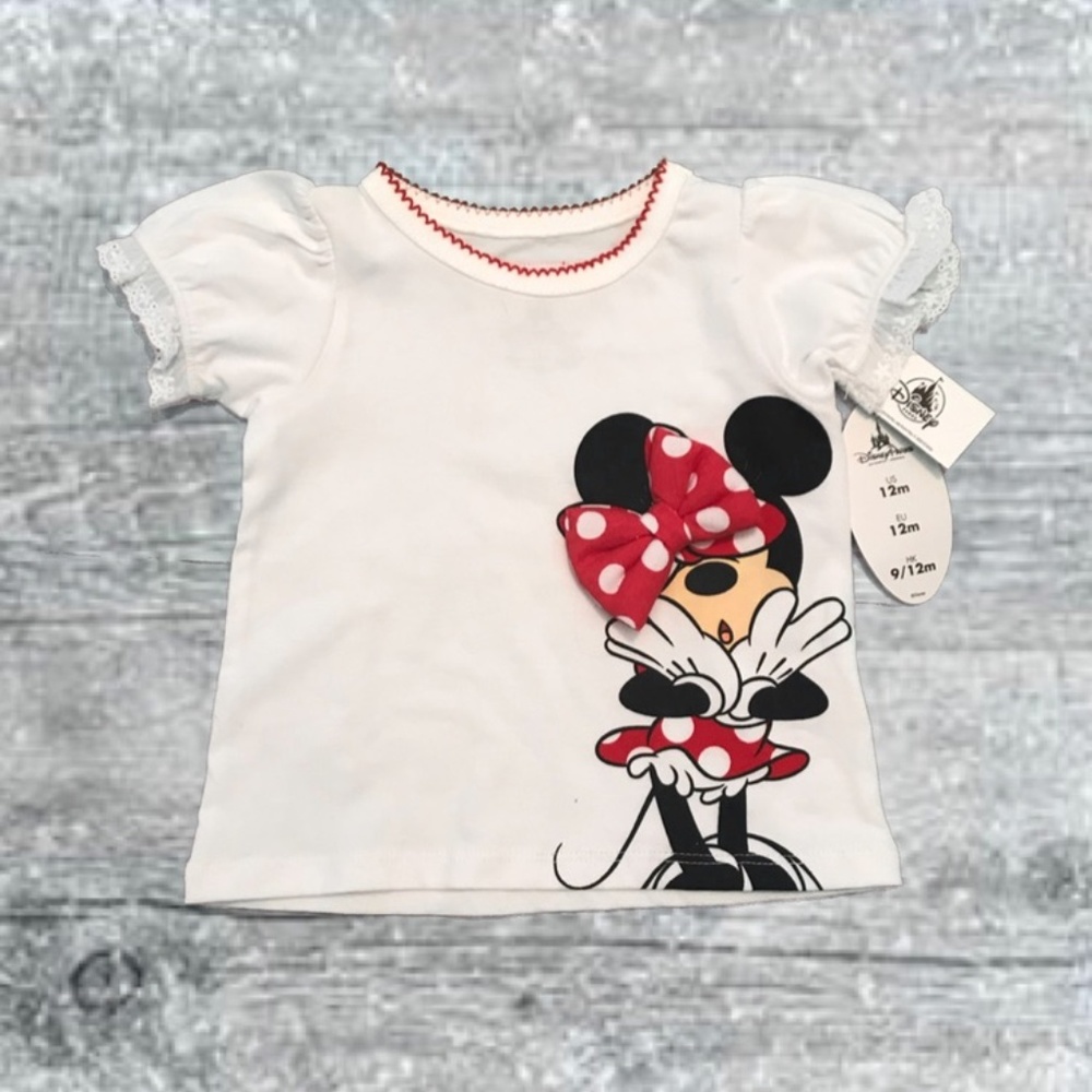 🎄NWT Disney California Infant White T-Shirt 12M